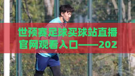 世预赛足球买球站直播官网观看入口——2026年最新观赛指南与安全提醒 世预赛足球买球站直播官网观看入口——2026年最新观赛指南与安全提醒