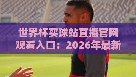 世界杯买球站直播官网观看入口：2026年最新观赛指南与防坑手册