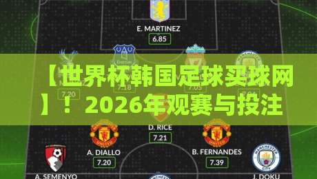 【世界杯韩国足球买球网】!2026年观赛与投注避坑指南