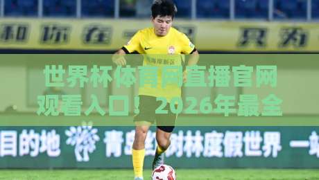 世界杯体育网直播官网观看入口！2026年最全观赛指南【世界杯体育网直播官网观看入口】