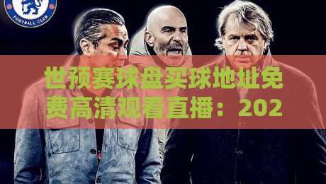 世预赛球盘买球地址免费高清观看直播：2026年世预赛观赛全攻略与盘口深度解析