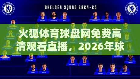 火狐体育球盘网免费高清观看直播，2026年球迷必备的观赛神器