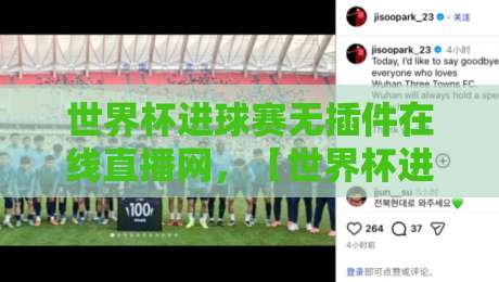 世界杯进球赛无插件在线直播网，【世界杯进球赛】2026年球迷必备观赛指南