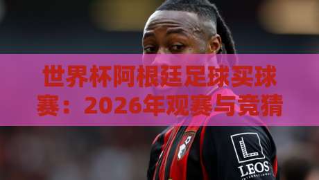 世界杯阿根廷足球买球赛：2026年观赛与竞猜全攻略