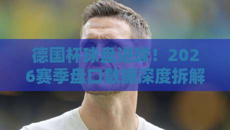 德国杯球盘进球！2026赛季盘口数据深度拆解与投注策略