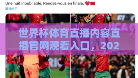 世界杯体育直播内容直播官网观看入口,2026年球迷必看的终极指南! 世界杯体育直播内容直播官网观看入口,2026年球迷必看的终极指南!